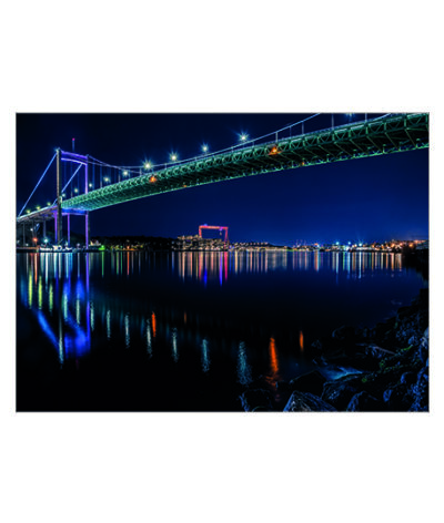 Night Bridge Poster