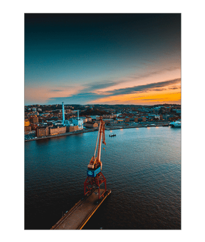 Gothenburg Harbor Poster