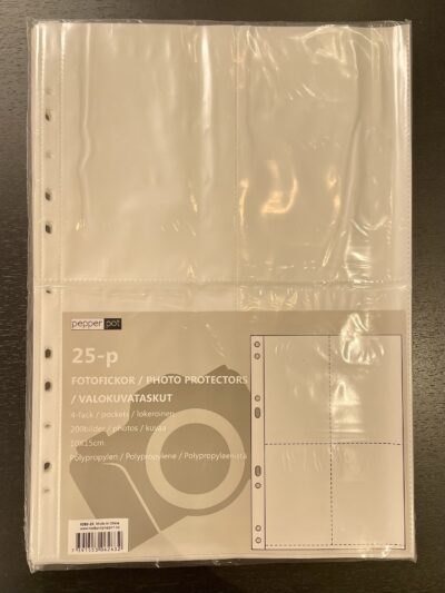 Fotofickor 25-pack 4 fack 10x15cm